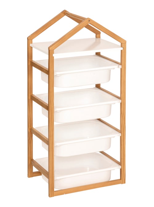 Mueble de almacenamiento con 4 cajas extraíbles - Kiabi