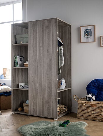 Mueble de almacenamiento con estantes y espacio para colgar en decoración de - BABYPRICE