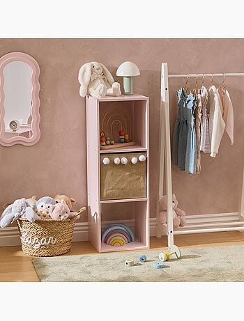 Estantería infantil mix n modul 3 verde 34,5x32x100,5 cm