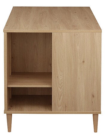 Mueble para bebé en suave decoración de madera de roble con compartimentos de - SAUTHON