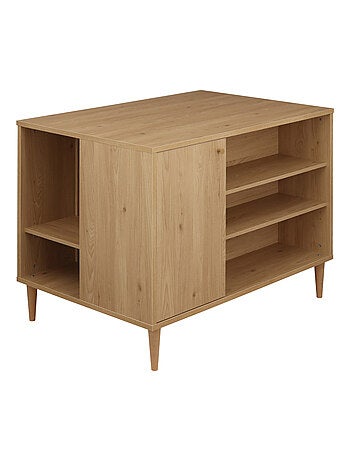 Mueble para bebé en suave decoración de madera de roble con compartimentos de - SAUTHON