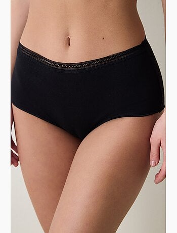 Mujer easy trim de tiro alto en algodón penti