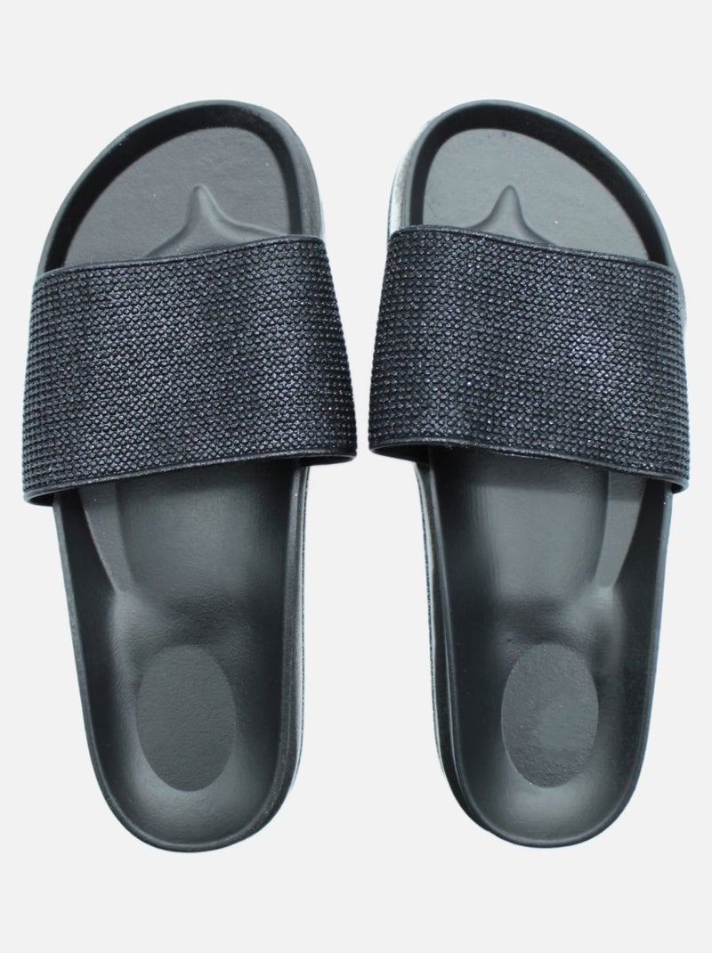 Mulas brillantes Kebello Negro Negro - Kiabi