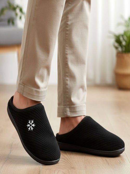 Mulas hombre invierno forradas NU10927 - Kiabi Mulas hombre invierno forradas NU10927 - Kiabi
