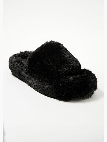 Mule de piel sintética de moda - AFIBEL