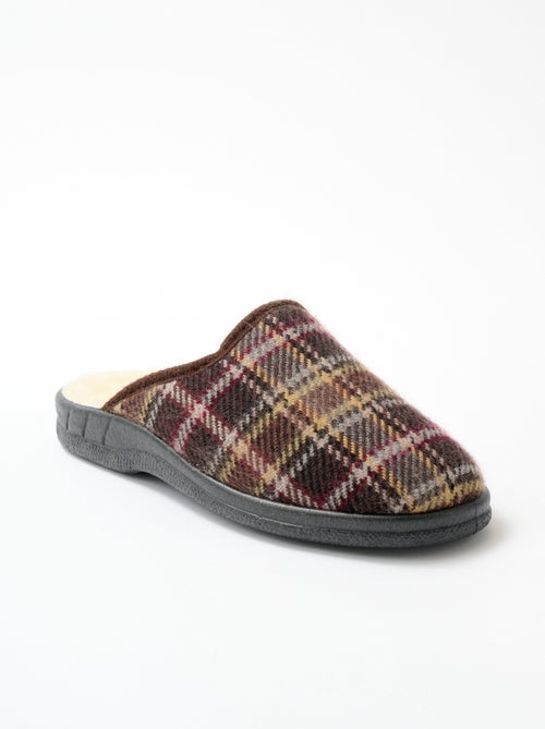 Mules anchos forrados de lana - Afibel - Kiabi