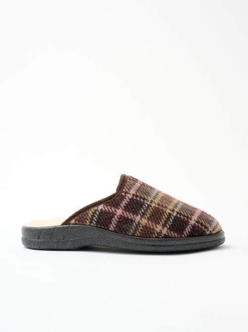 Mules anchos forrados de lana - Afibel - Kiabi
