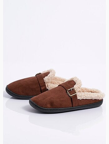 Mules antideslizantes con forro de ante - AFIBEL