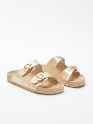 Mules brillantes