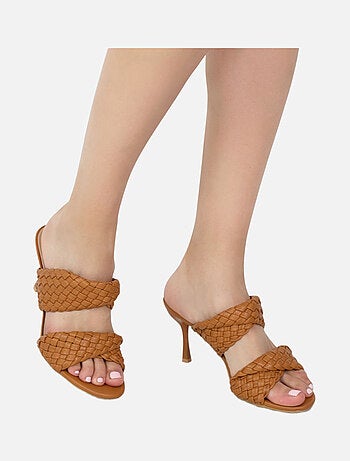 Mules con cuña Kebello