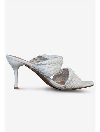 Mules con cuña Kebello