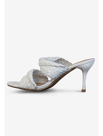 Mules con cuña Kebello