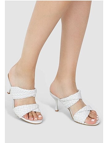 Mules con cuña Kebello