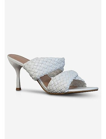 Mules con cuña Kebello