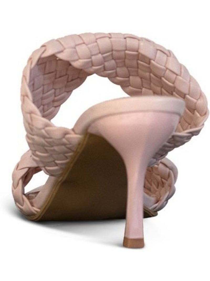Mules con cuña Kebello Rosa - Kiabi