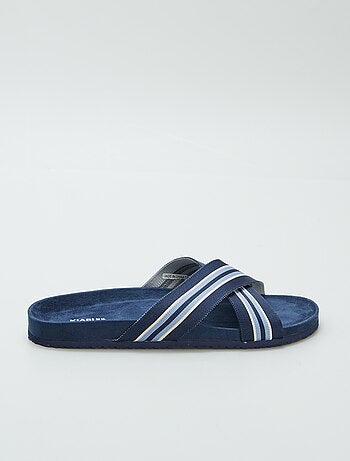 Mules con tiras cruzadas