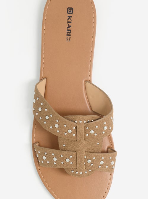 Mules con tiras de tachuelas - Kiabi