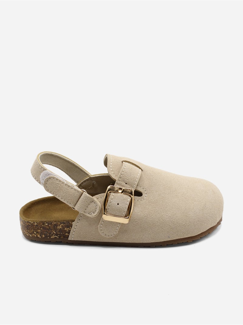 Mules correa cruzada Beige - Kiabi