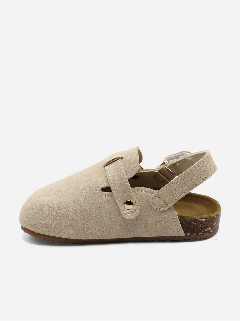 Mules correa cruzada Beige - Kiabi