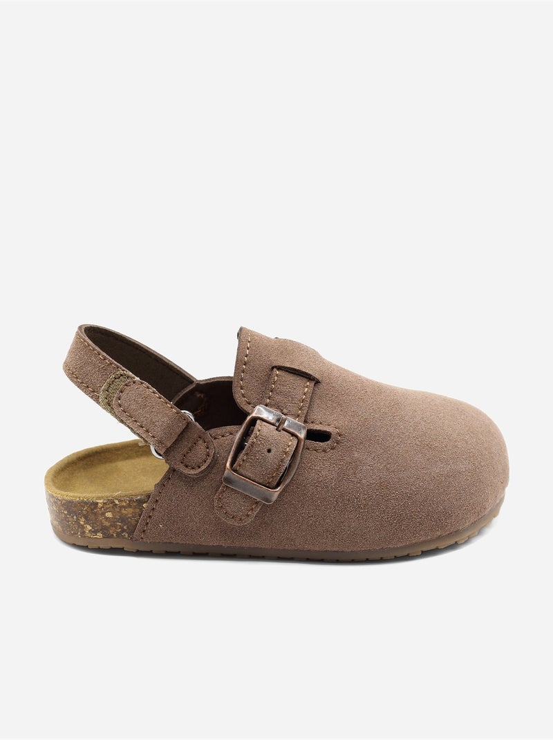 Mules correa cruzada Marrón - Kiabi