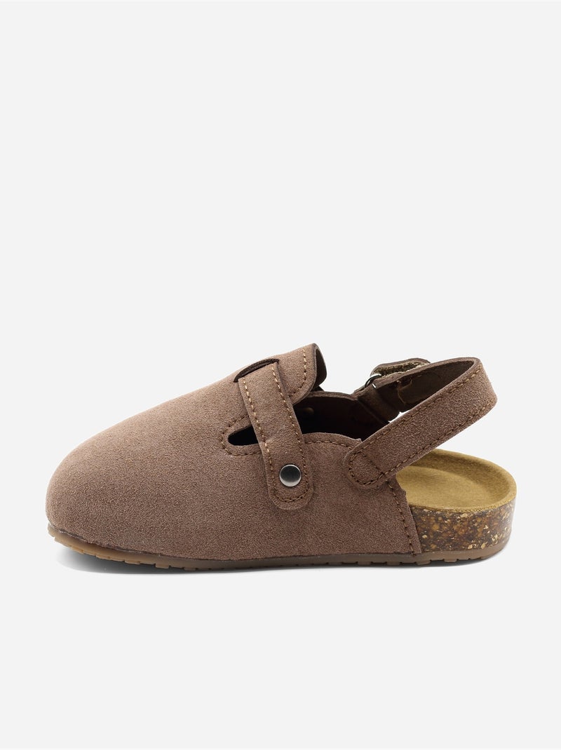 Mules correa cruzada Marrón - Kiabi