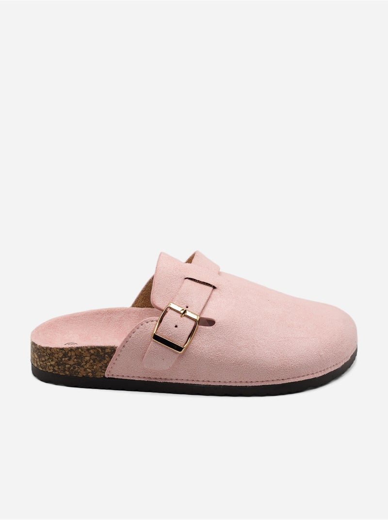 Mules correa cruzada Rosa - Kiabi