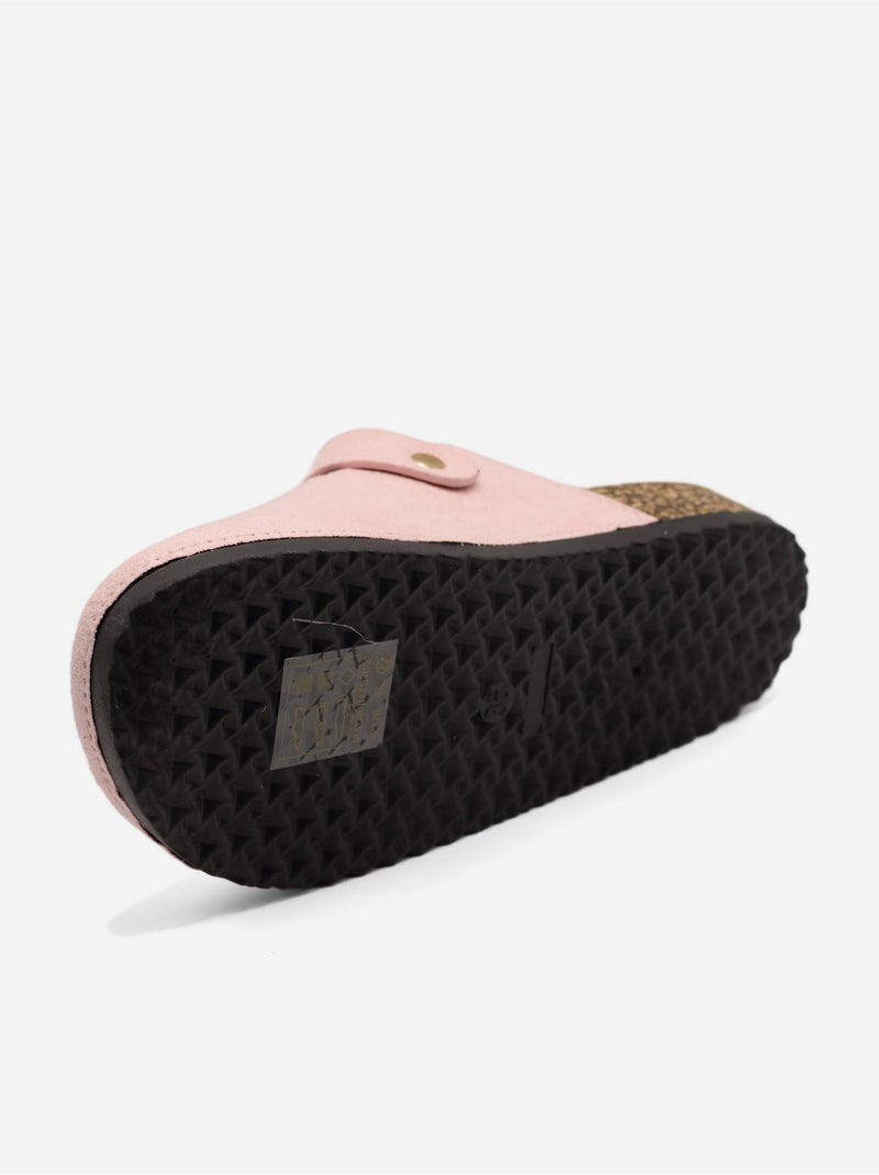 Mules correa cruzada Rosa - Kiabi
