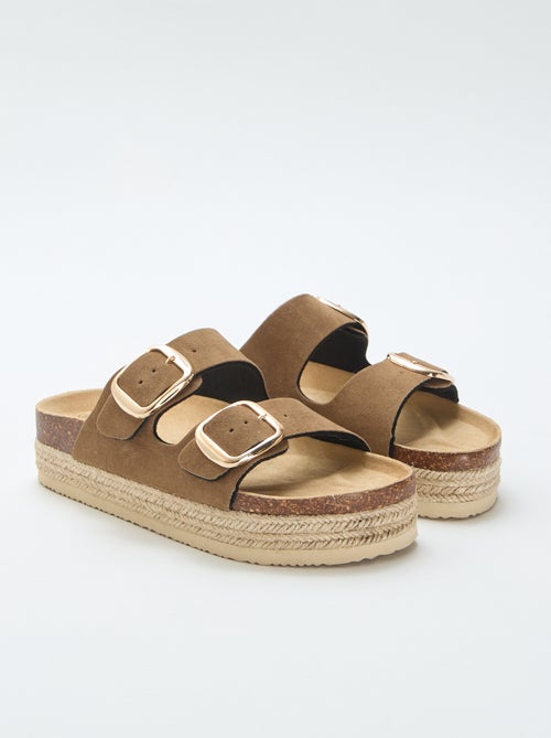 Mules de doble tira - Kiabi