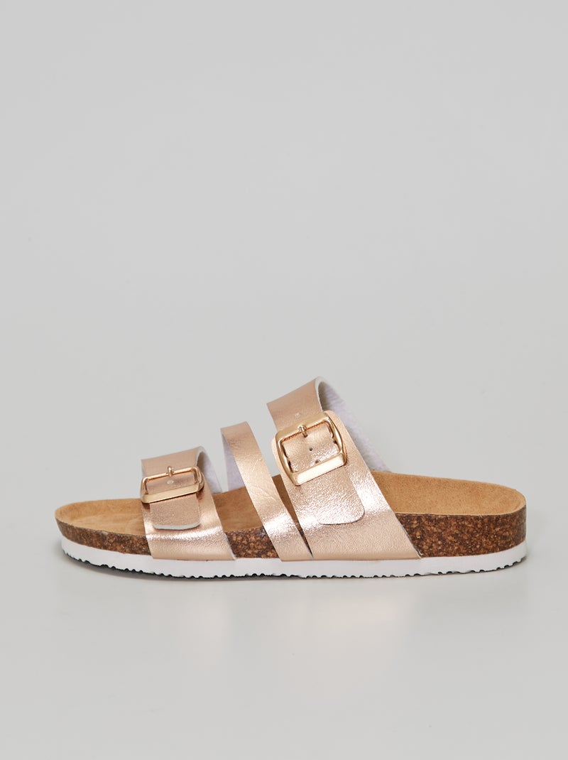 Mules de material sintético ROSA - Kiabi