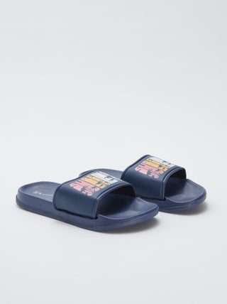 Mules de playa con estampados de palmeras 'My beach spirit'