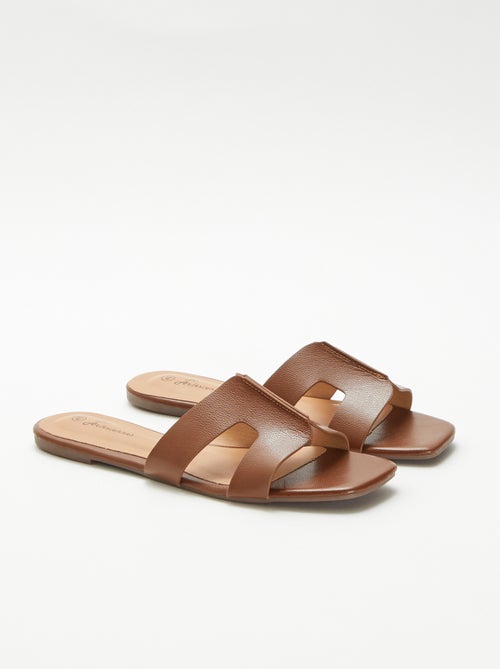 Mules de polipiel - Kiabi