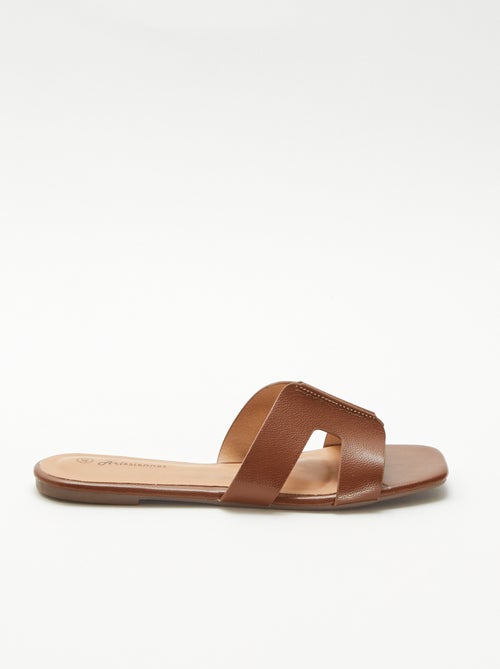 Mules de polipiel - Kiabi