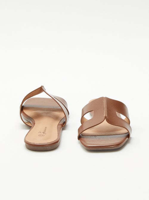 Mules de polipiel - Kiabi