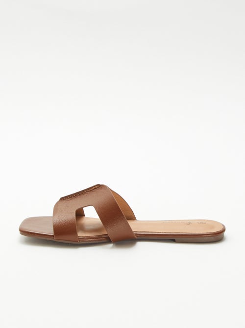Mules de polipiel - Kiabi