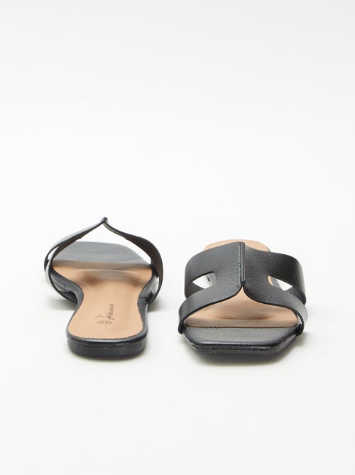 Mules de polipiel - Kiabi