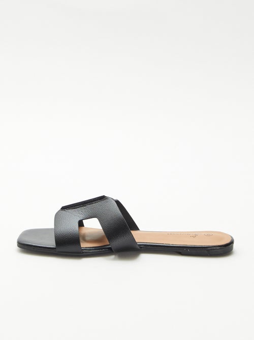 Mules de polipiel - Kiabi