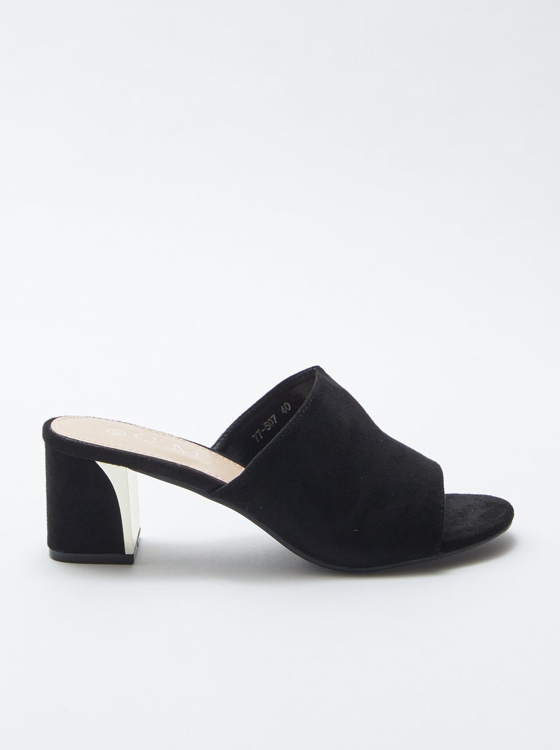 Mules de tacón NEGRO - Kiabi