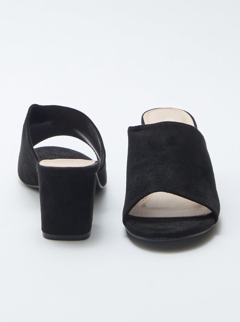 Mules de tacón NEGRO - Kiabi