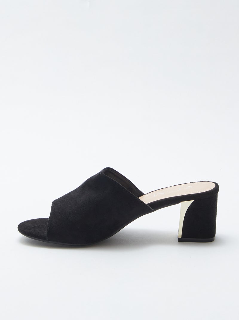 Mules de tacón NEGRO - Kiabi