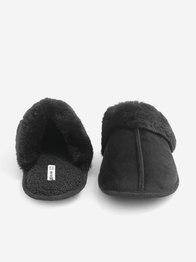 Mules forradas Negro - Kiabi