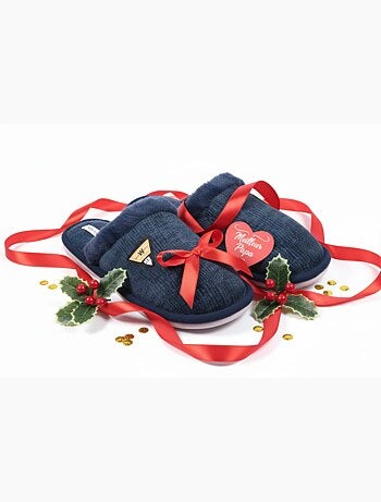 Mules hombre terciopelo ondulado MU9714