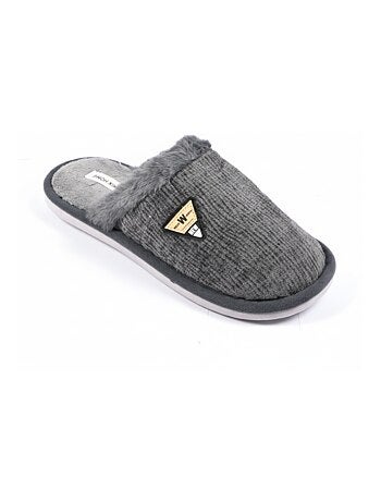 Mules hombre terciopelo ondulado MU9714