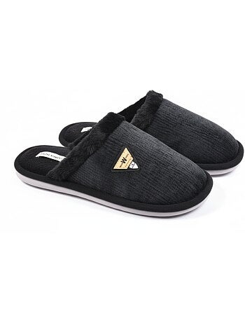 Mules hombre terciopelo ondulado MU9714