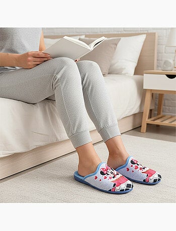 Mules mujer ozabi estampado dibujos animados, fabricadas en españa