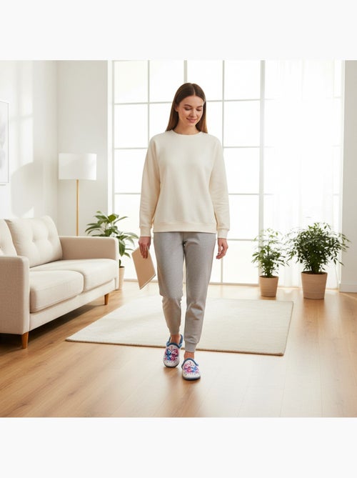 Mules mujer ozabi estampado dibujos animados, fabricadas en españa - Kiabi Mules mujer ozabi estampado dibujos animados, fabricadas en españa - Kiabi