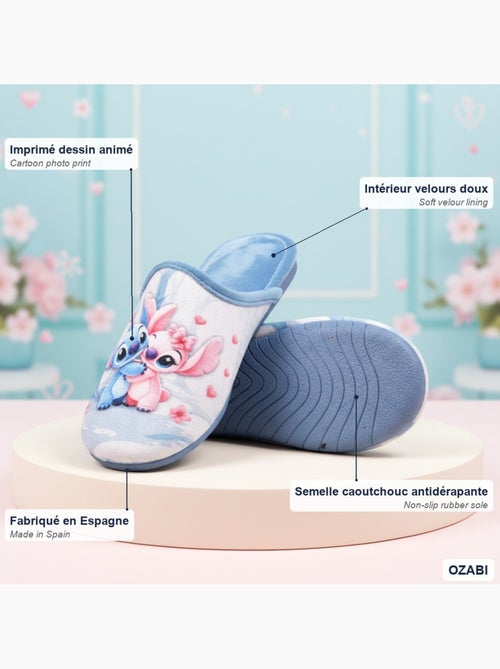 Mules mujer ozabi estampado dibujos animados, fabricadas en españa - Kiabi Mules mujer ozabi estampado dibujos animados, fabricadas en españa - Kiabi