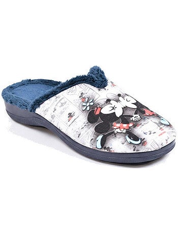 Mules mujer ozabi estampado dibujos animados, fabricadas en españa