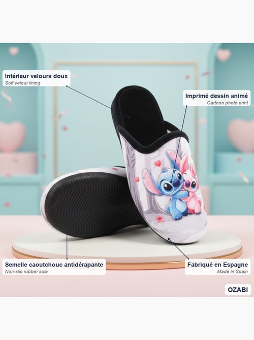 Mules mujer ozabi estampado dibujos animados, fabricadas en españa - Kiabi Mules mujer ozabi estampado dibujos animados, fabricadas en españa - Kiabi