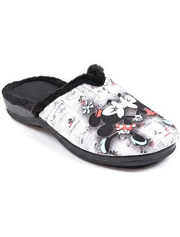 Mules mujer ozabi estampado dibujos animados, fabricadas en españa