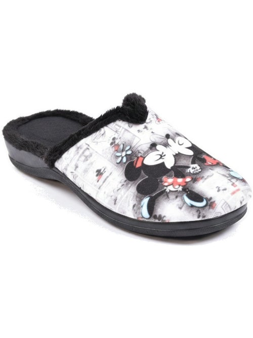 Mules mujer ozabi estampado dibujos animados, fabricadas en españa - Kiabi Mules mujer ozabi estampado dibujos animados, fabricadas en españa - Kiabi